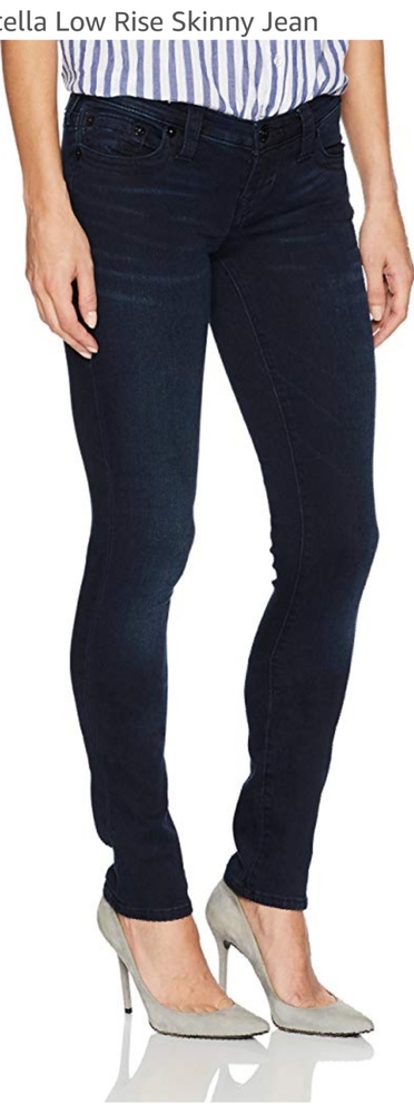 True Religion "Stella" Low-Cut Jeans